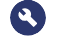 Blue diamond with wrench icon